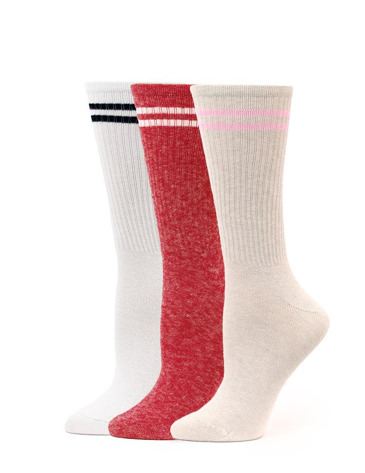 Hue Women's Must-Have Crew 3 Pair Pack