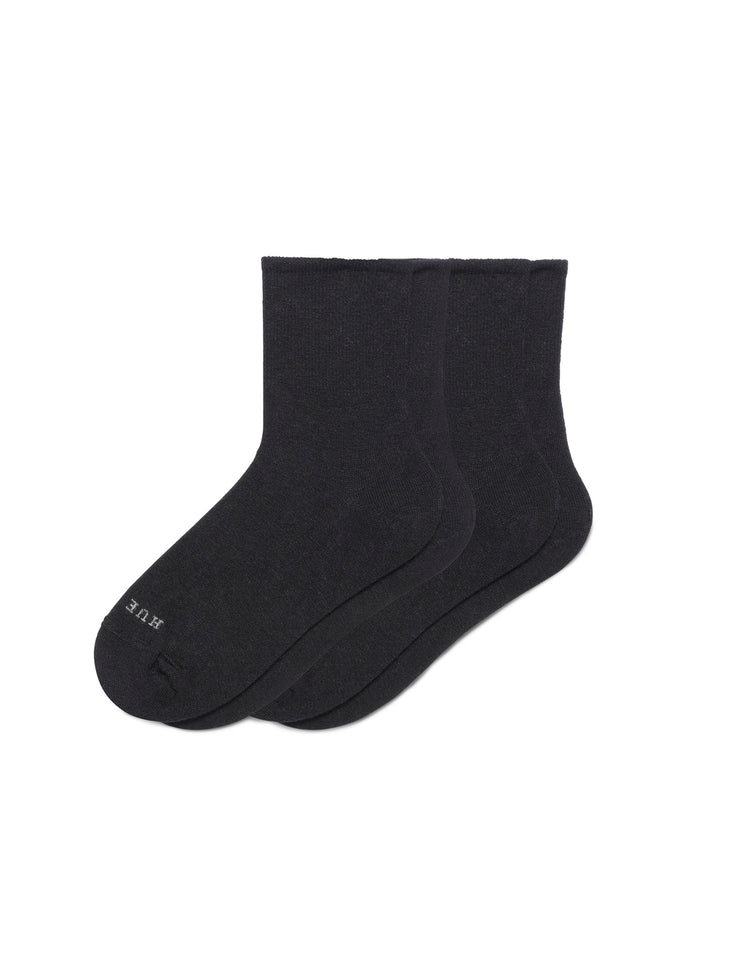 hue Wool Blend Mini Crew 2 Pair Pack