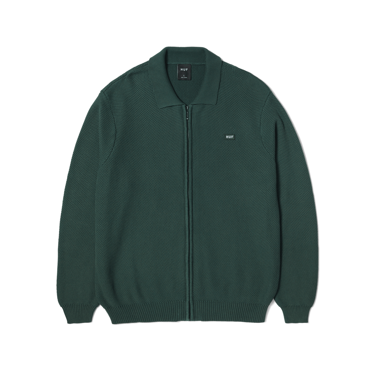Huf Anton Zip Overdyed Sweater