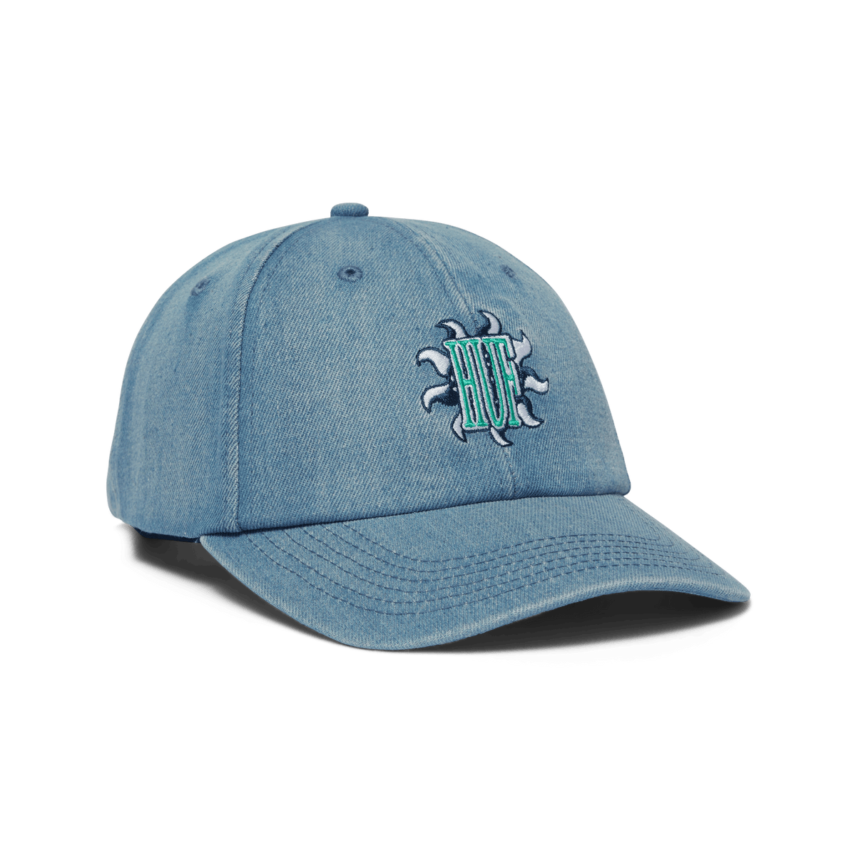 Huf Apollo Denim 6-Panel Curved Visor Hat