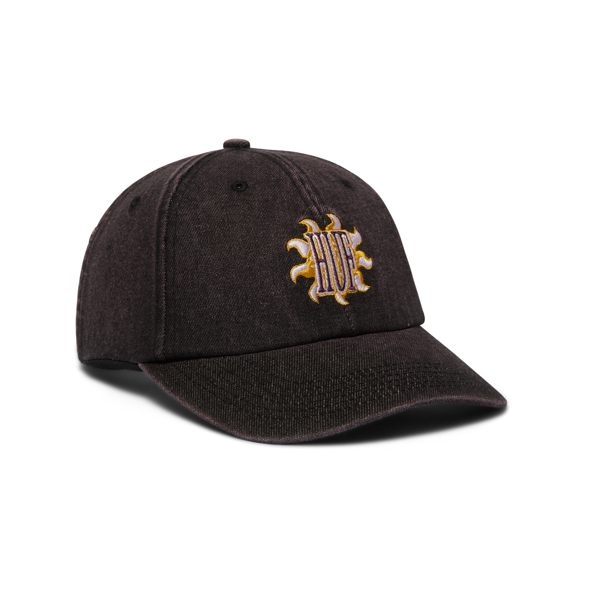 huf Apollo Denim 6-Panel Curved Visor Hat