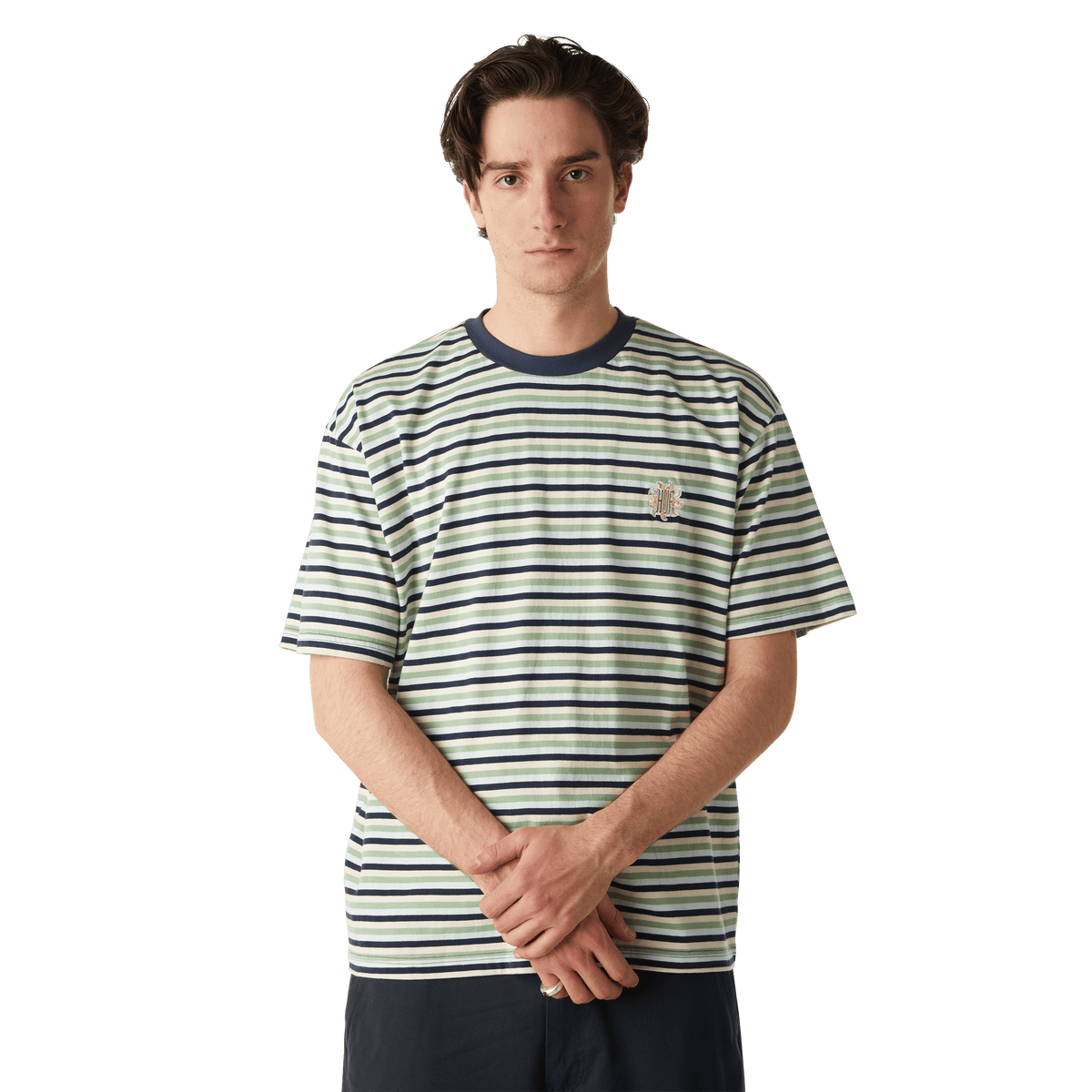Huf Apollo Striped Knit Boxy Top