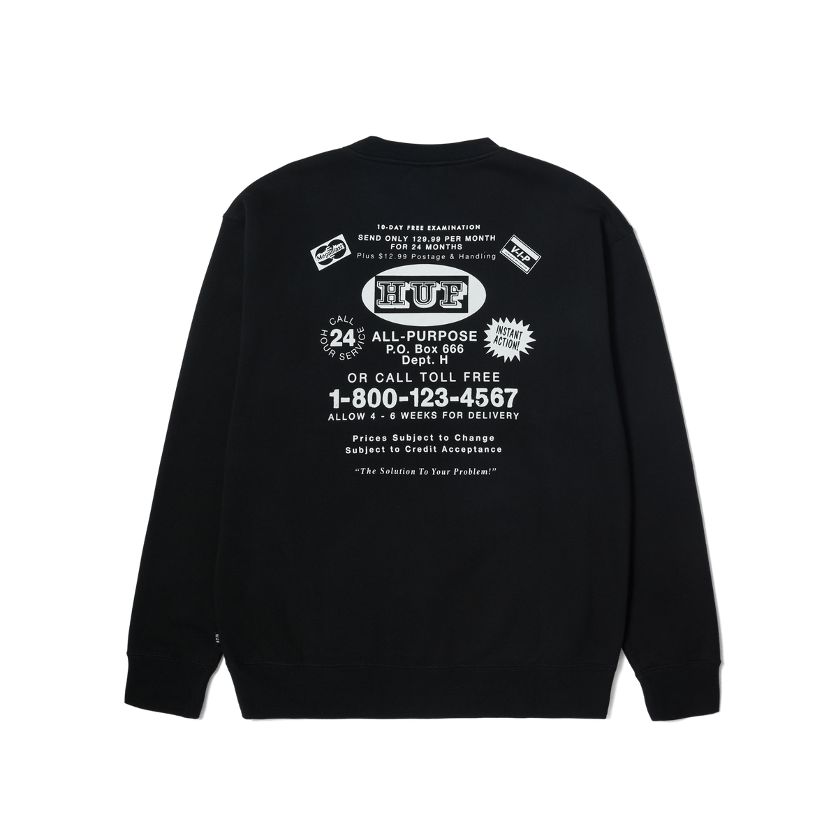Huf As Seen On Tv Crewneck Sweatshirt
