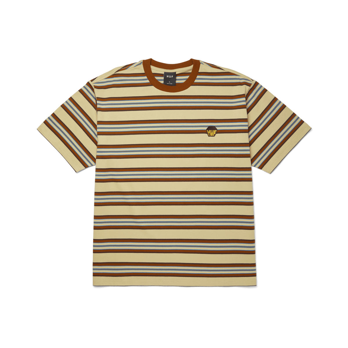 huf Big Block Stripe Boxy Top