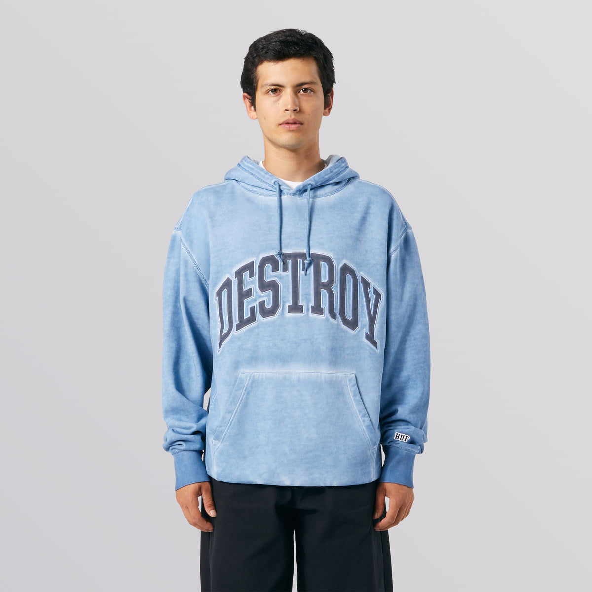 Huf Destroy Rebuild Faded Pullover Hoodie