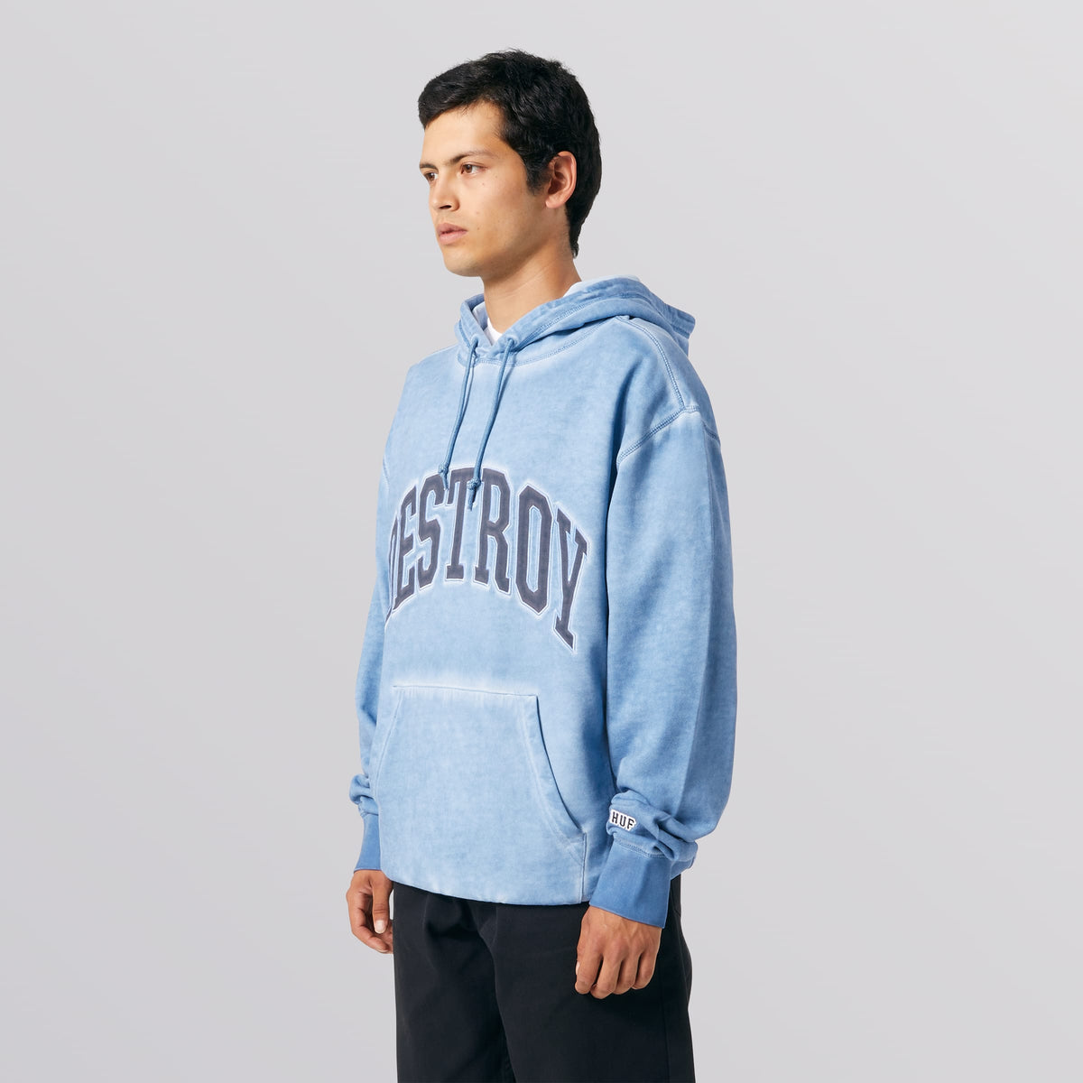 Huf Destroy Rebuild Faded Pullover Hoodie