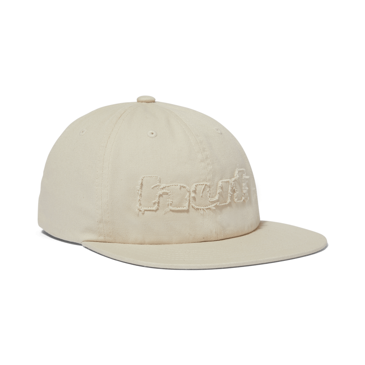 Huf Distressed Logo 5-Panel Strapback Hat
