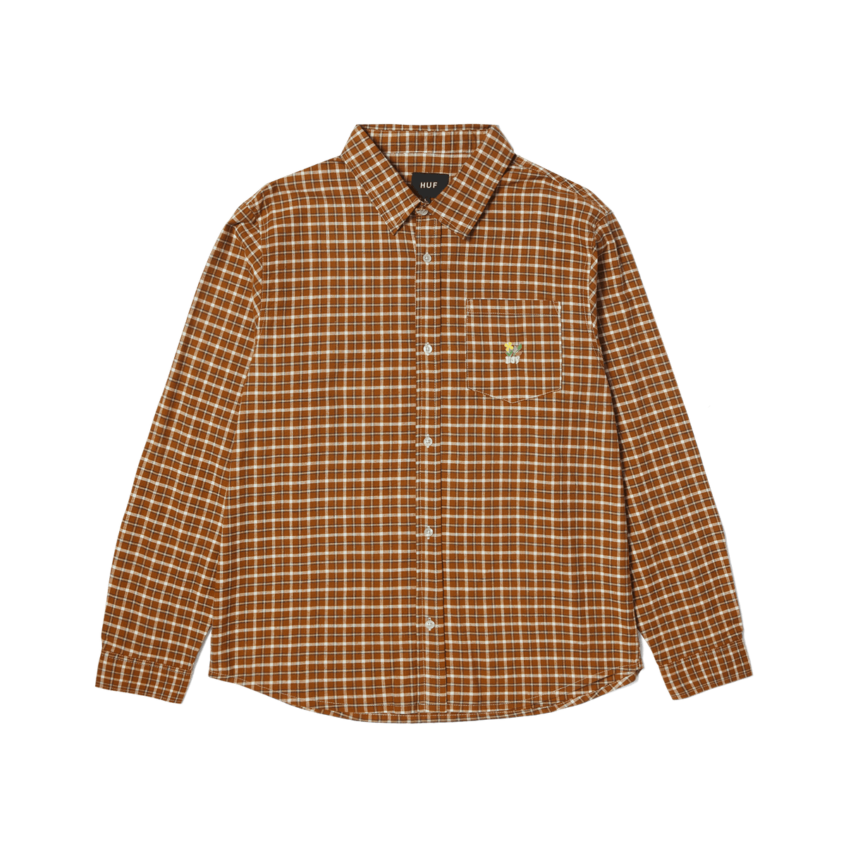 huf Echo Oxford Plaid Shirt