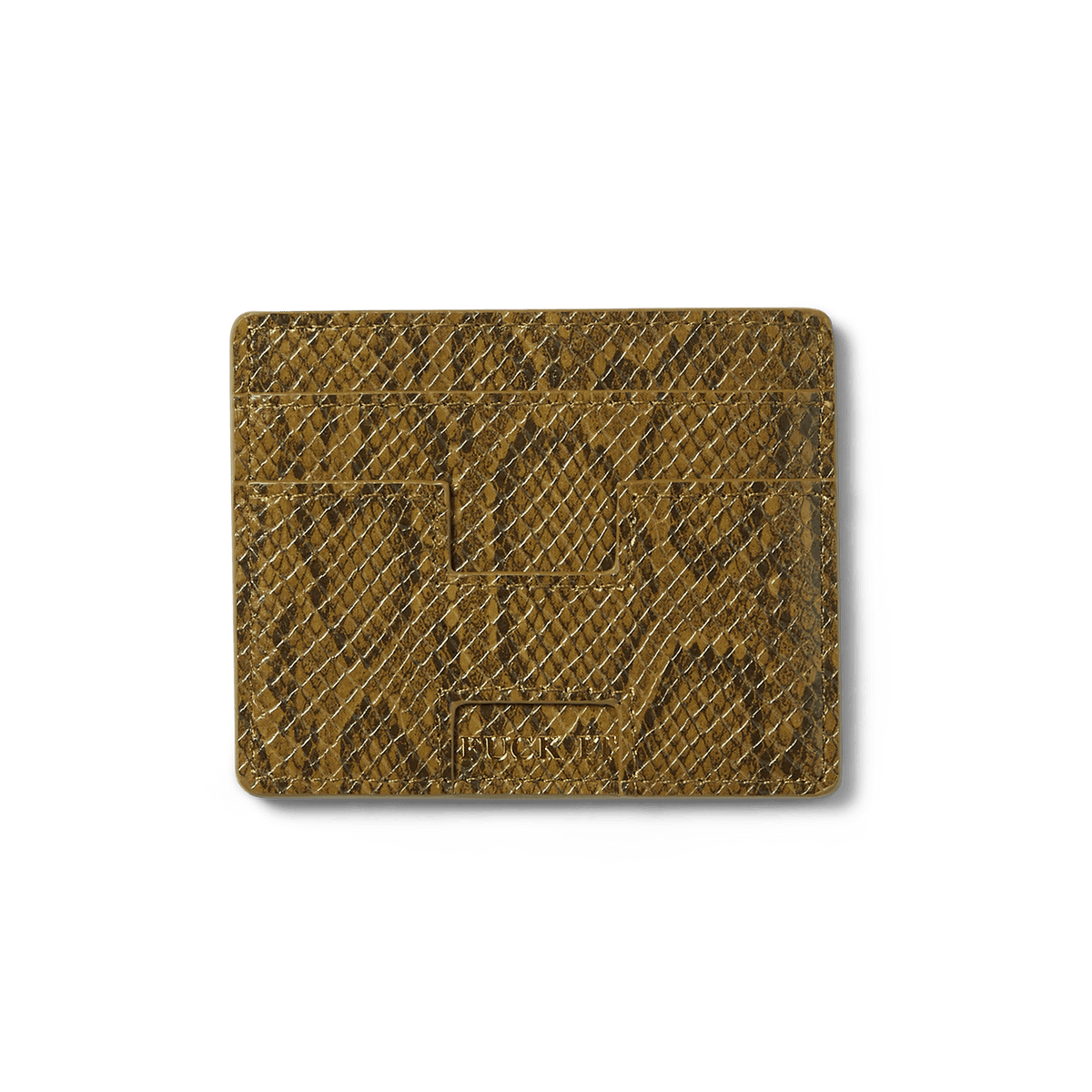huf Fuck It Snakeskin Cardholder