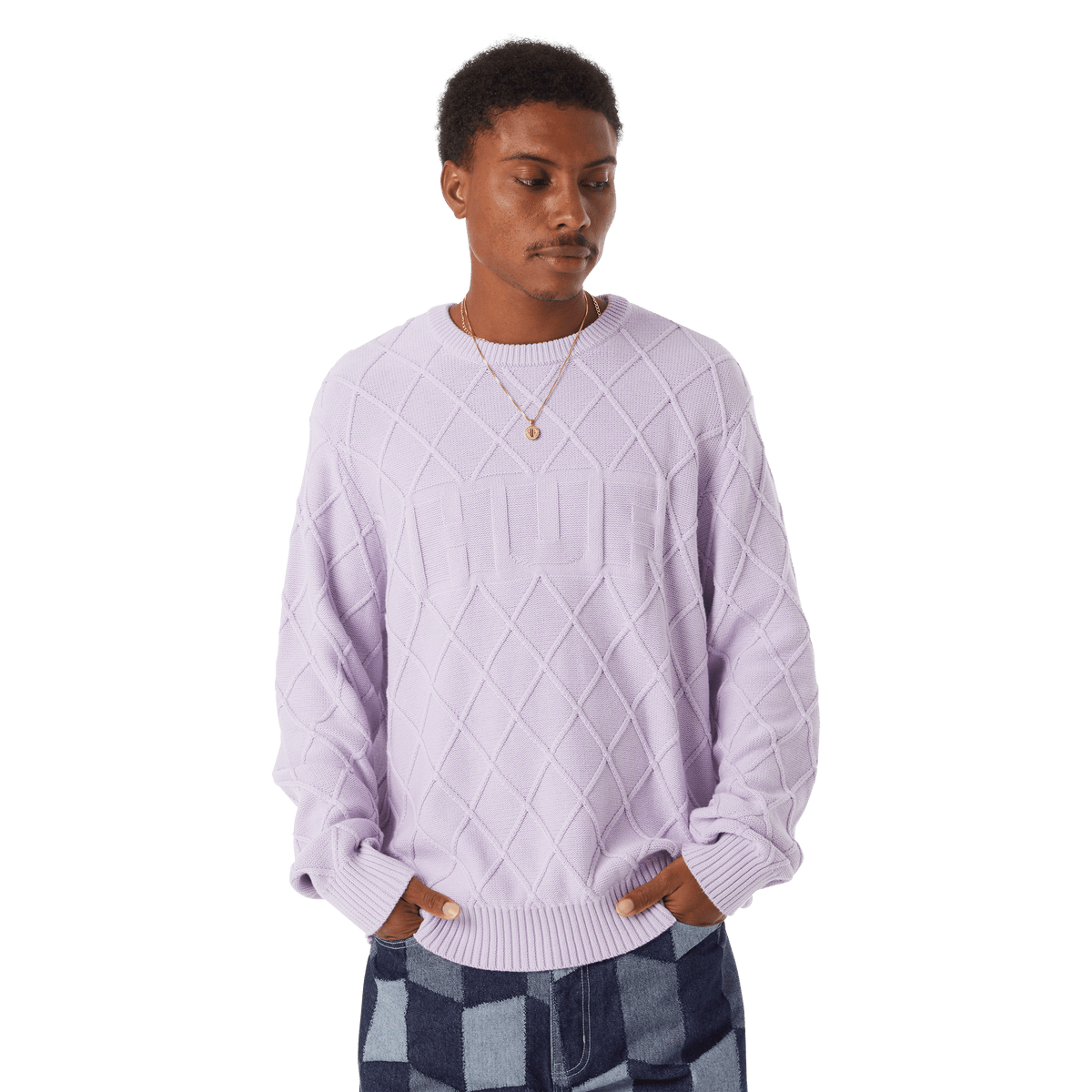 Huf Grid Crewneck Sweater