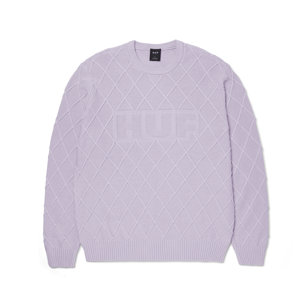 huf Grid Crewneck Sweater