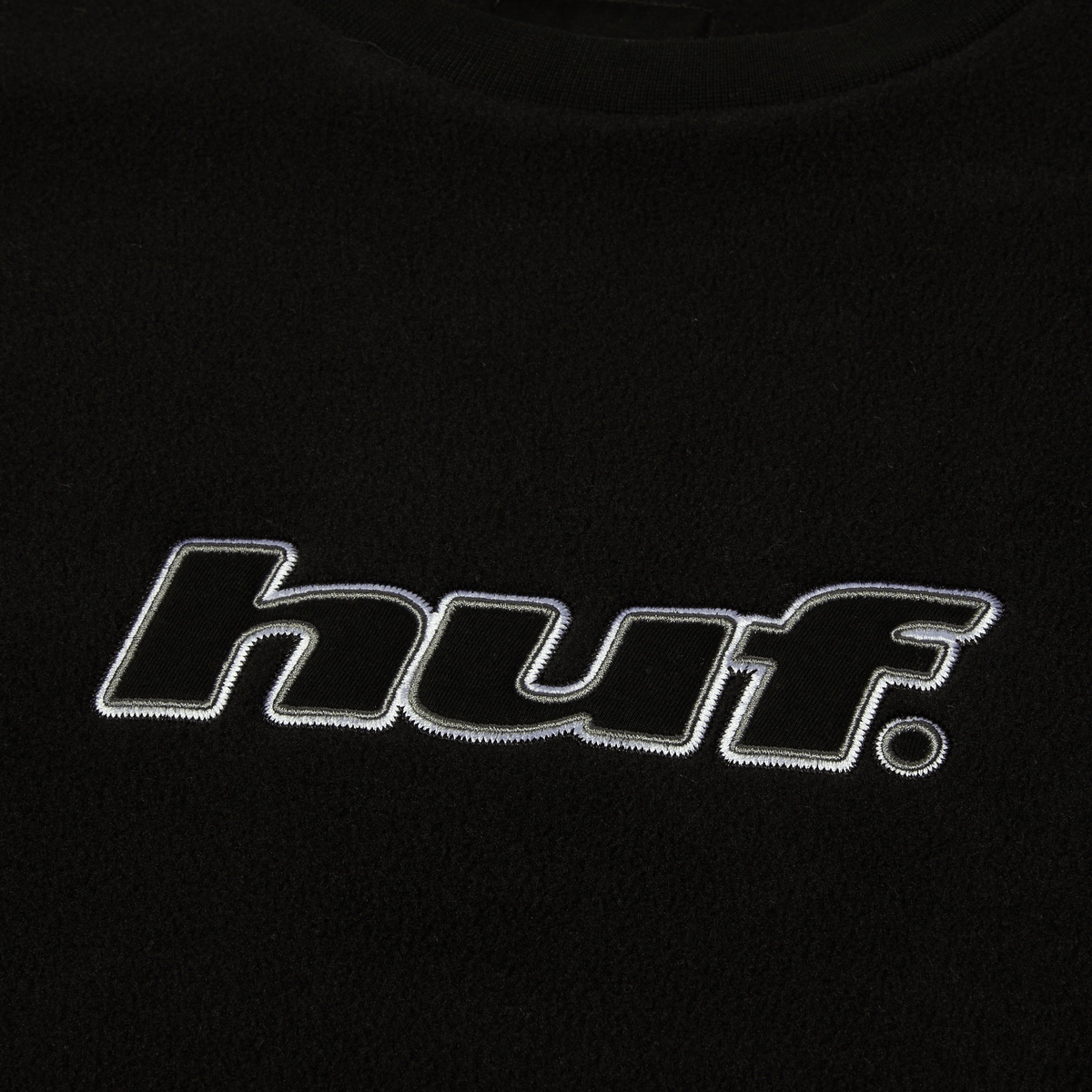 Huf H Dot Polar Fleece Crewneck Sweatshirt