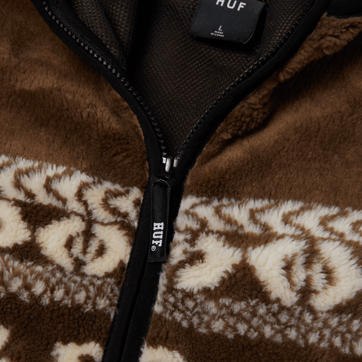 Huf HUF X Bronze56K High Pile Full-Zip Fleece