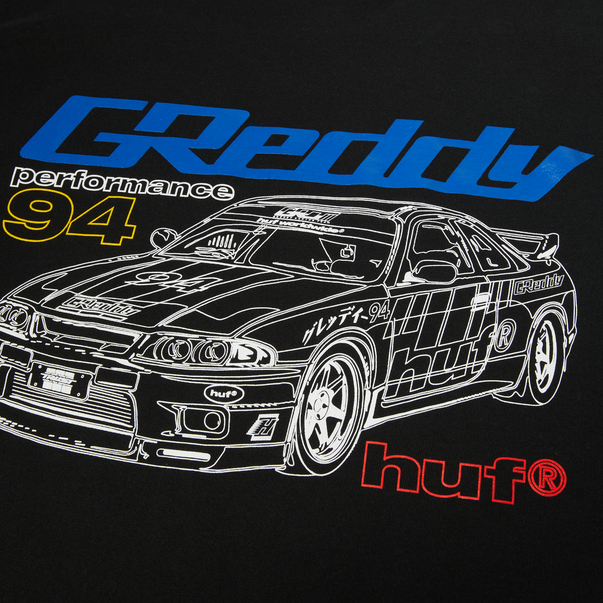 Huf HUF X GReddy Diagram T-Shirt