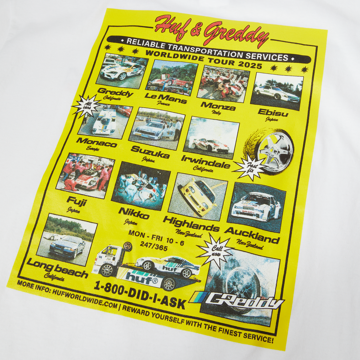 Huf HUF X GReddy Tour T-Shirt