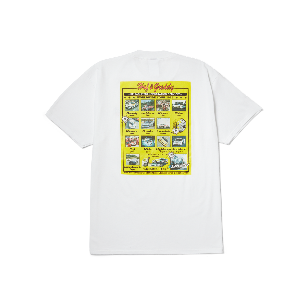 huf HUF x GReddy Tour T-Shirt