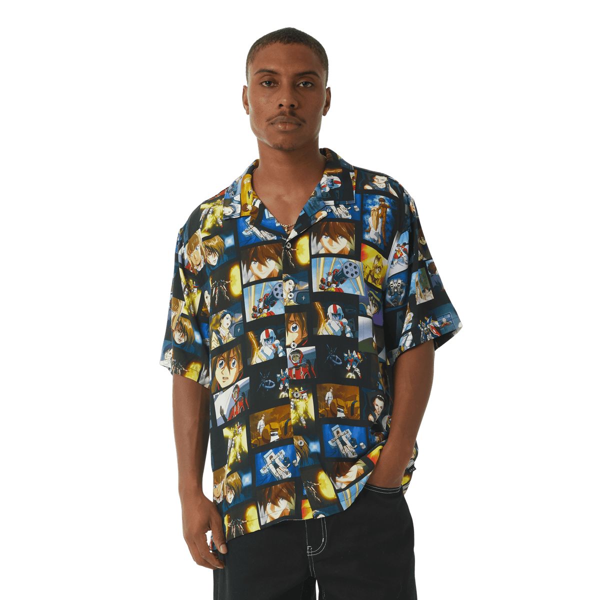 Huf HUF X Gundam Screenshots Resort Shirt
