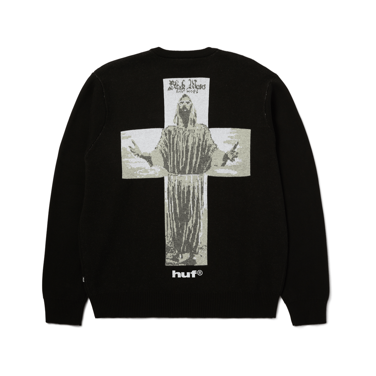 Huf HUF X Isaac Hayes Black Moses Knit Sweater