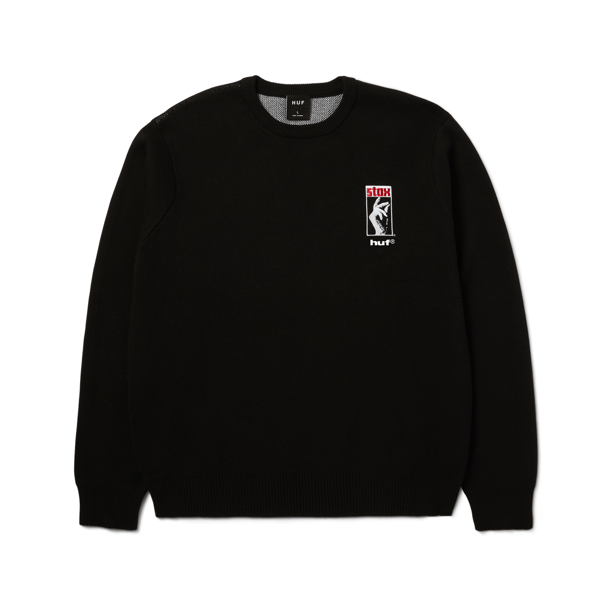 huf HUF x Isaac Hayes Black Moses Knit Sweater