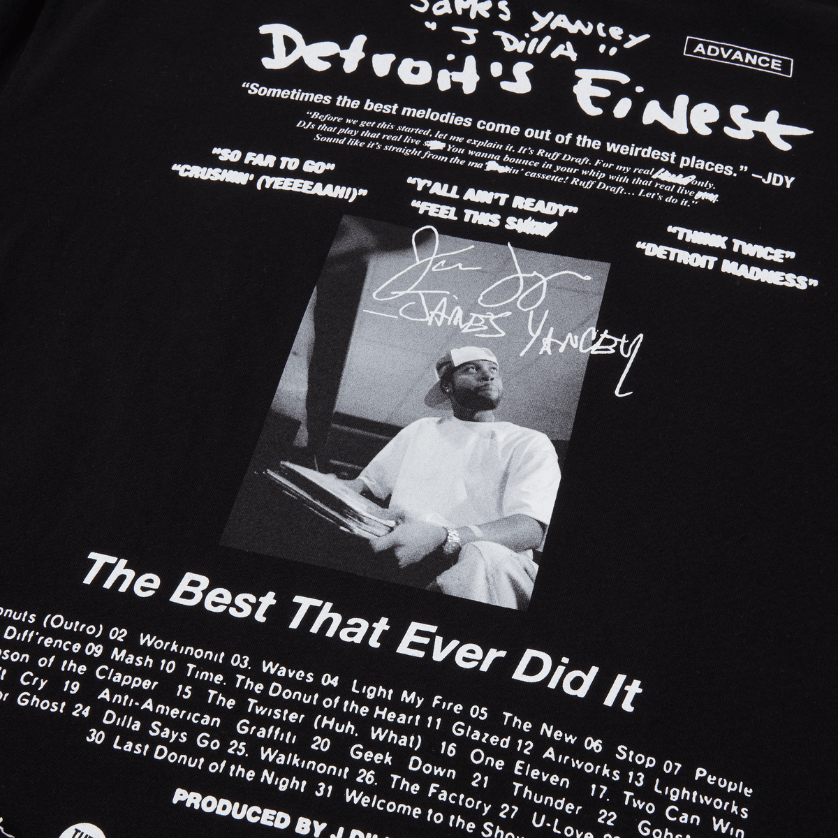 Huf HUF X J Dilla Detroits Finest T-Shirt