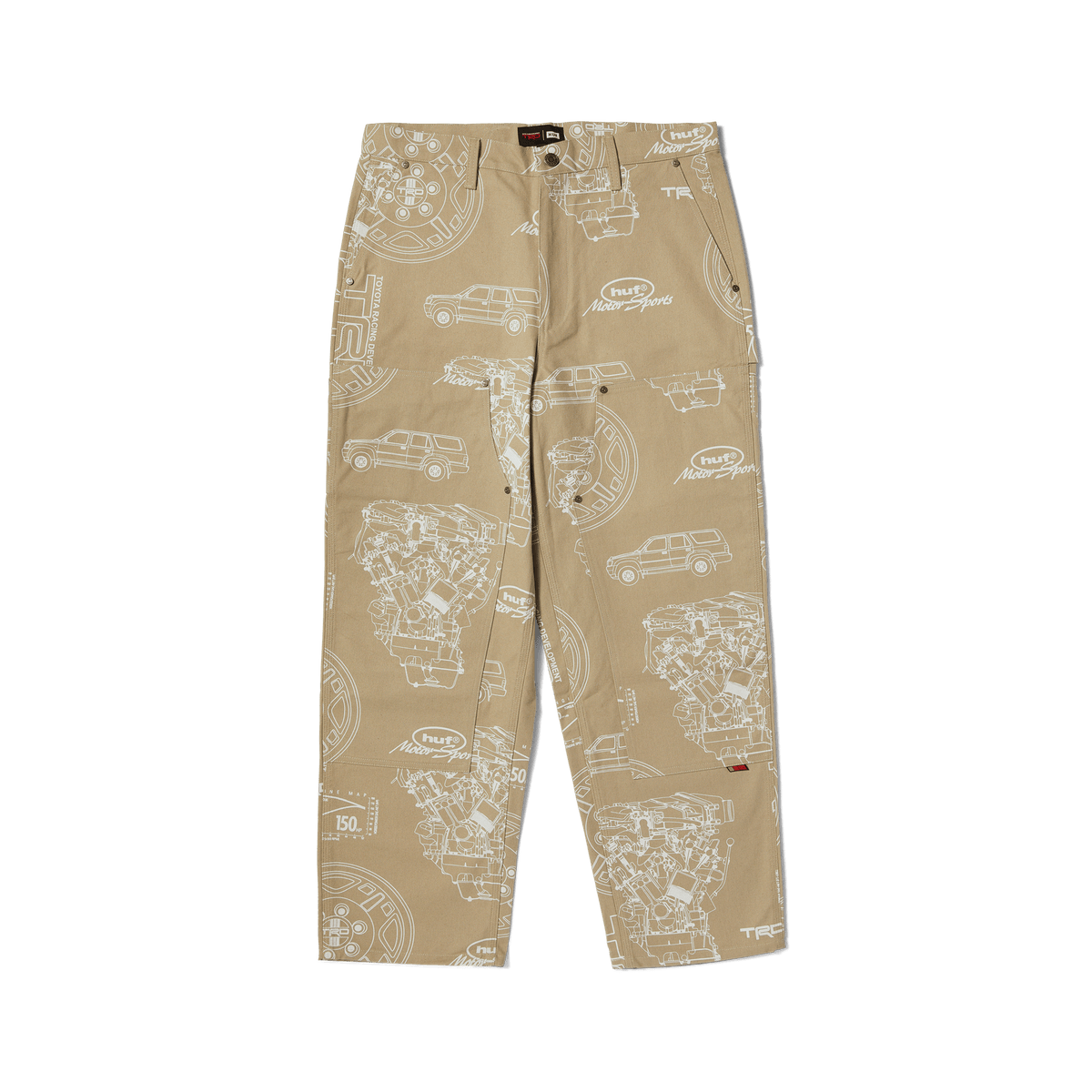 huf HUF x Toyota Schematic Double Knee Pant