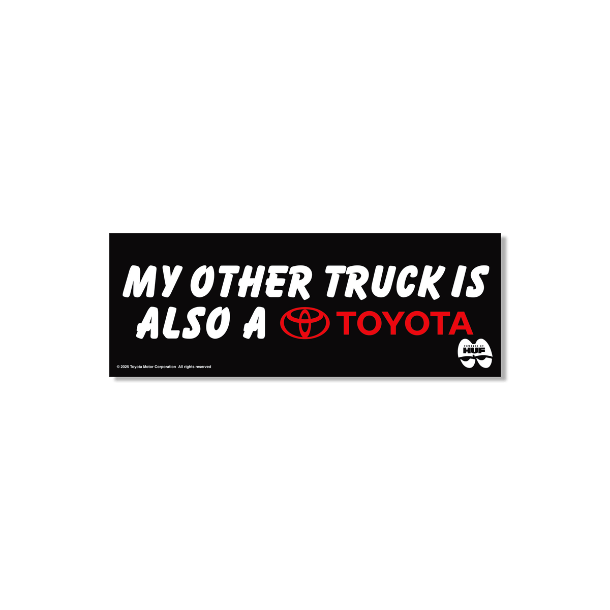 huf HUF x Toyota TRD Bumper Sticker