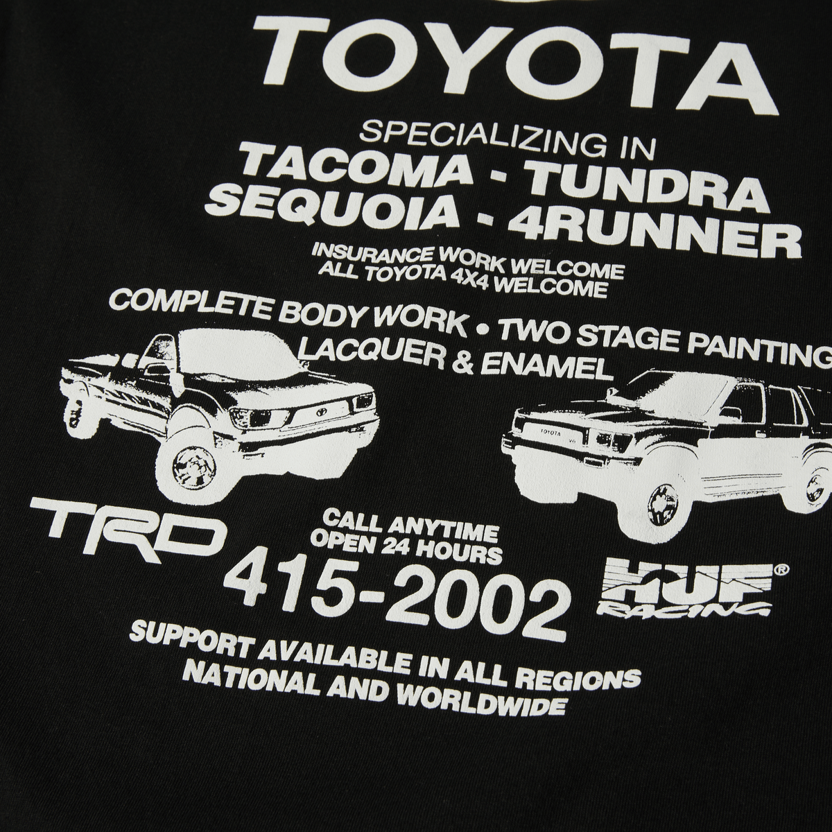 Huf HUF X Toyota TRD Service Department T-Shirt