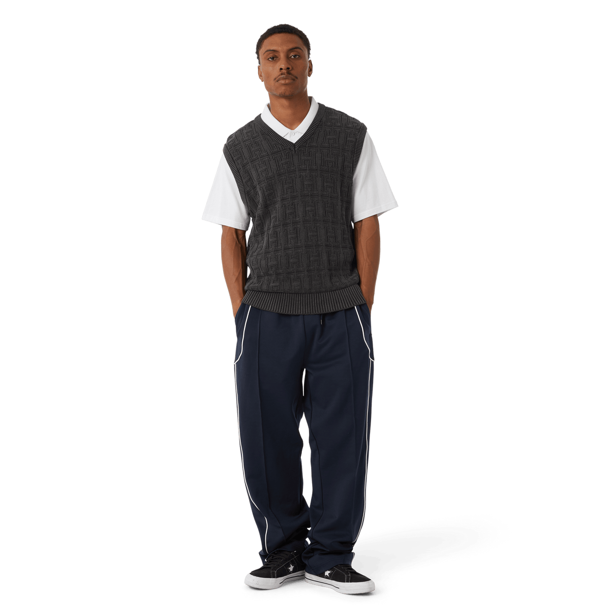 Huf Interlaced Jacquard Overdyed Vest