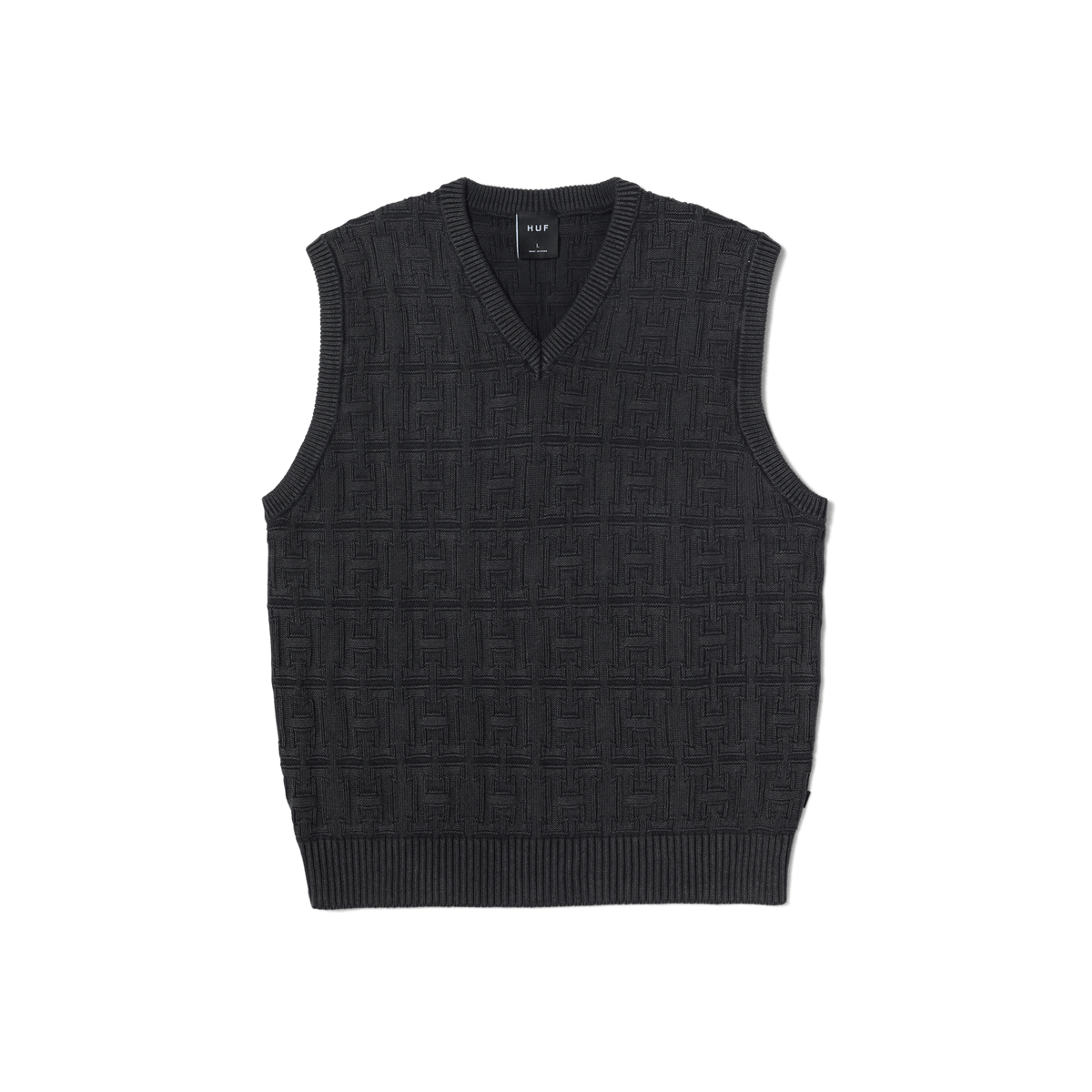 huf Interlaced Jacquard Overdyed Vest