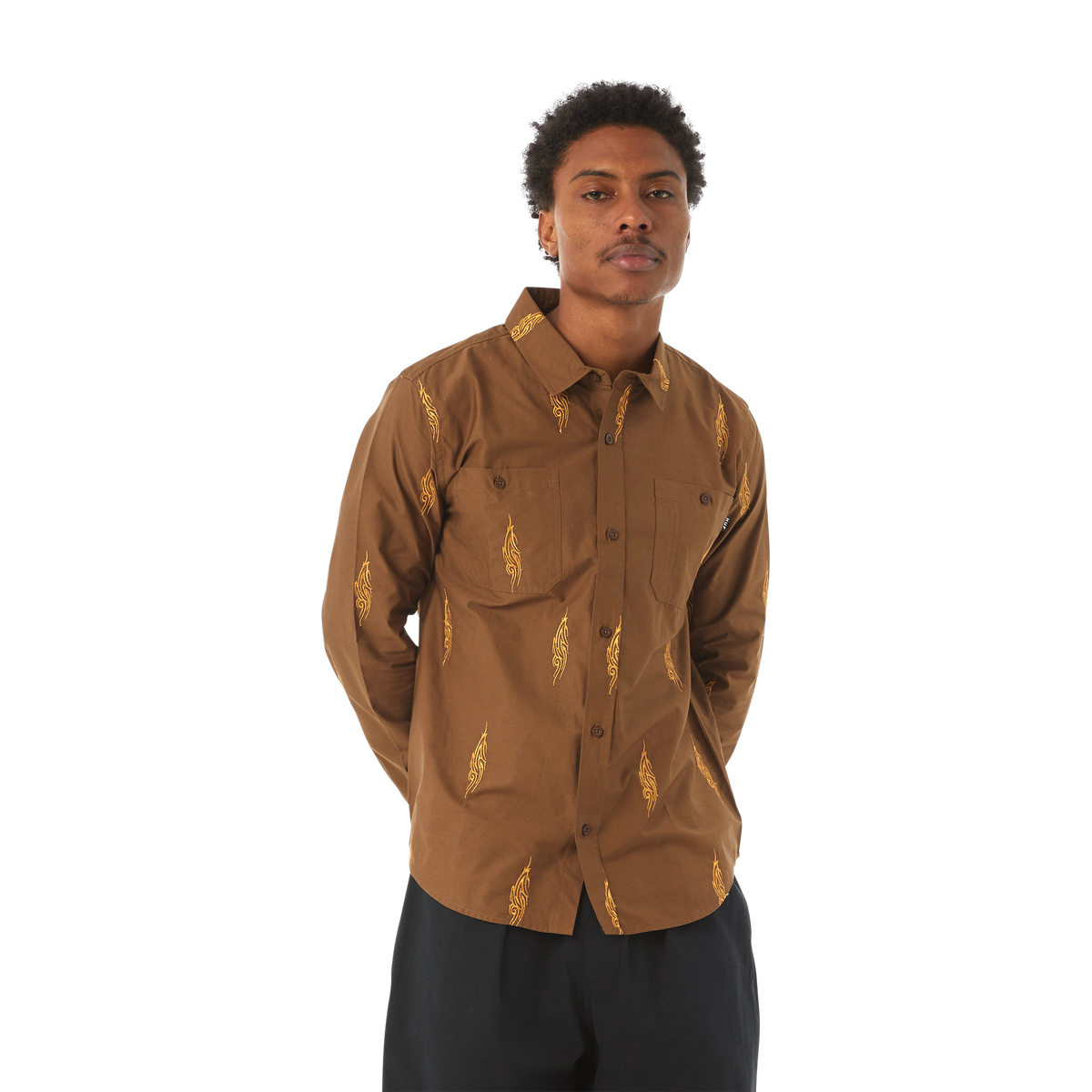 Huf Larkin Embroidered Work Shirt