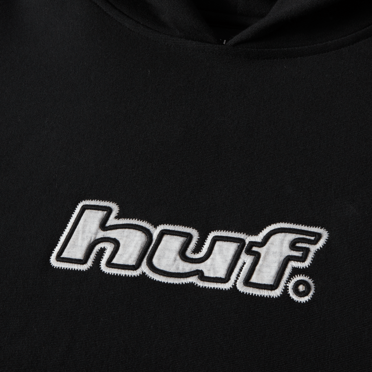 Huf Logo Applique Hooded Fleece