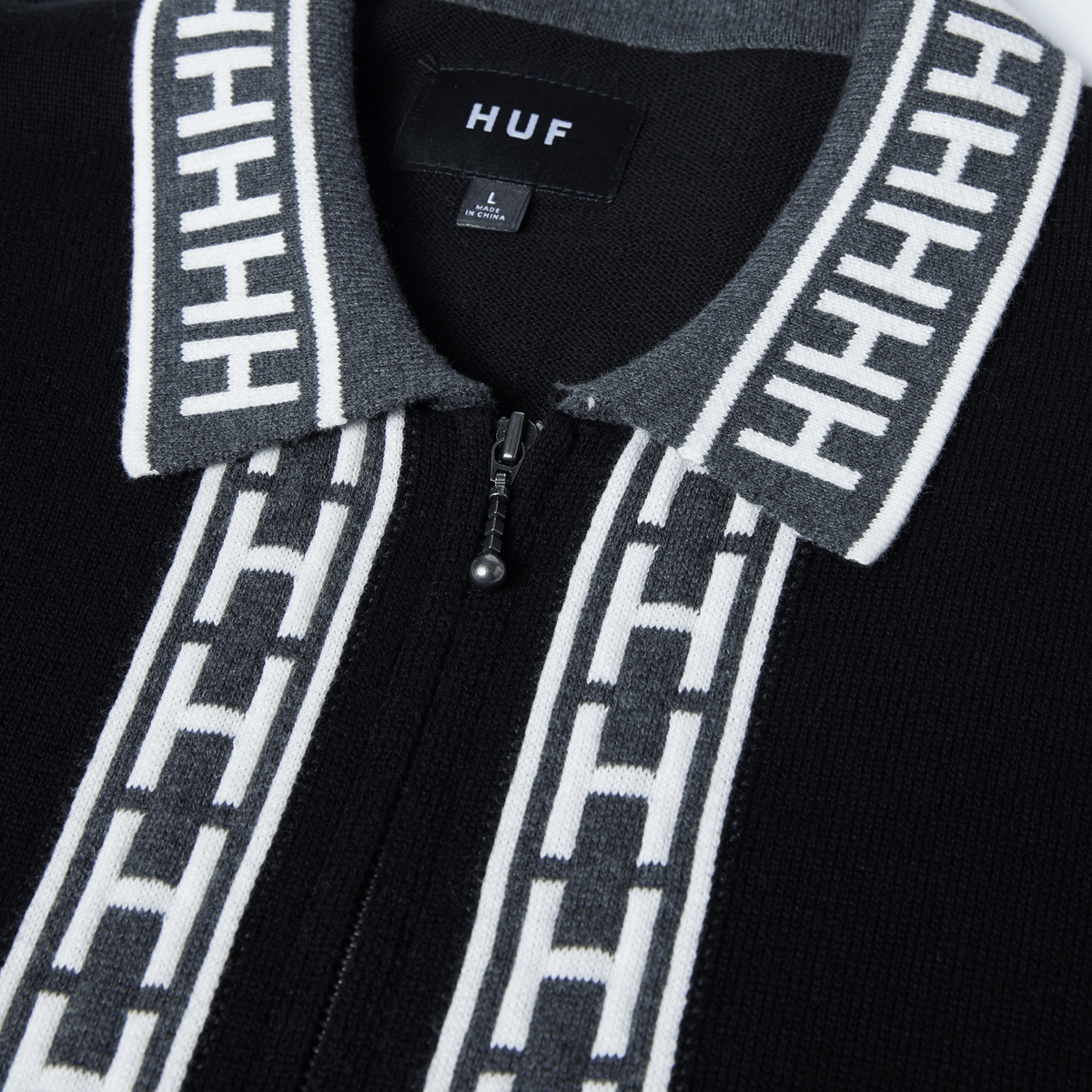 Huf Megablast Jacquard Zip Sweater