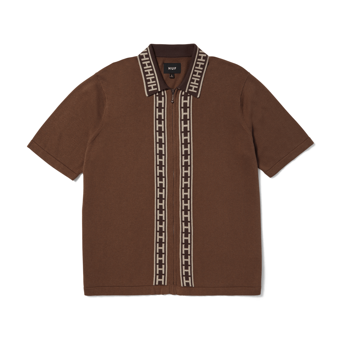 Huf Megablast Jacquard Zip Sweater