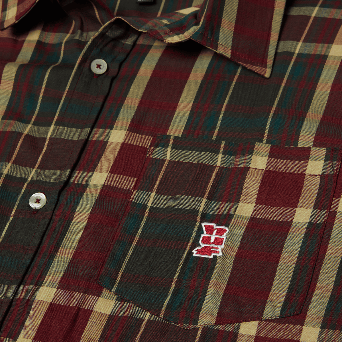 Huf Megablast Plaid Long Sleeve Shirt