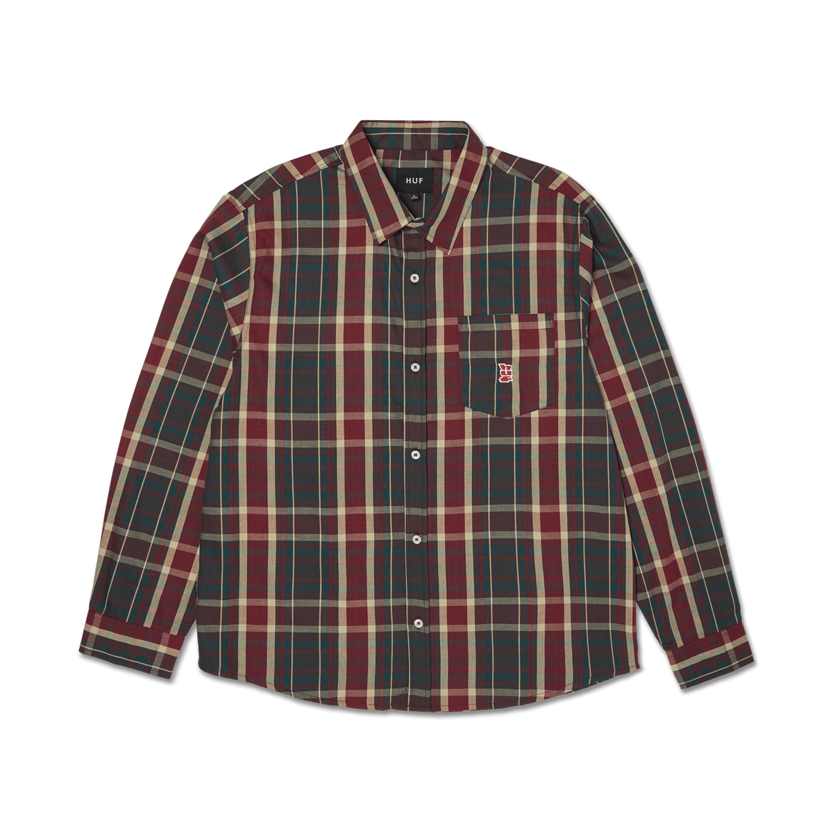 huf Megablast Plaid Long Sleeve Shirt