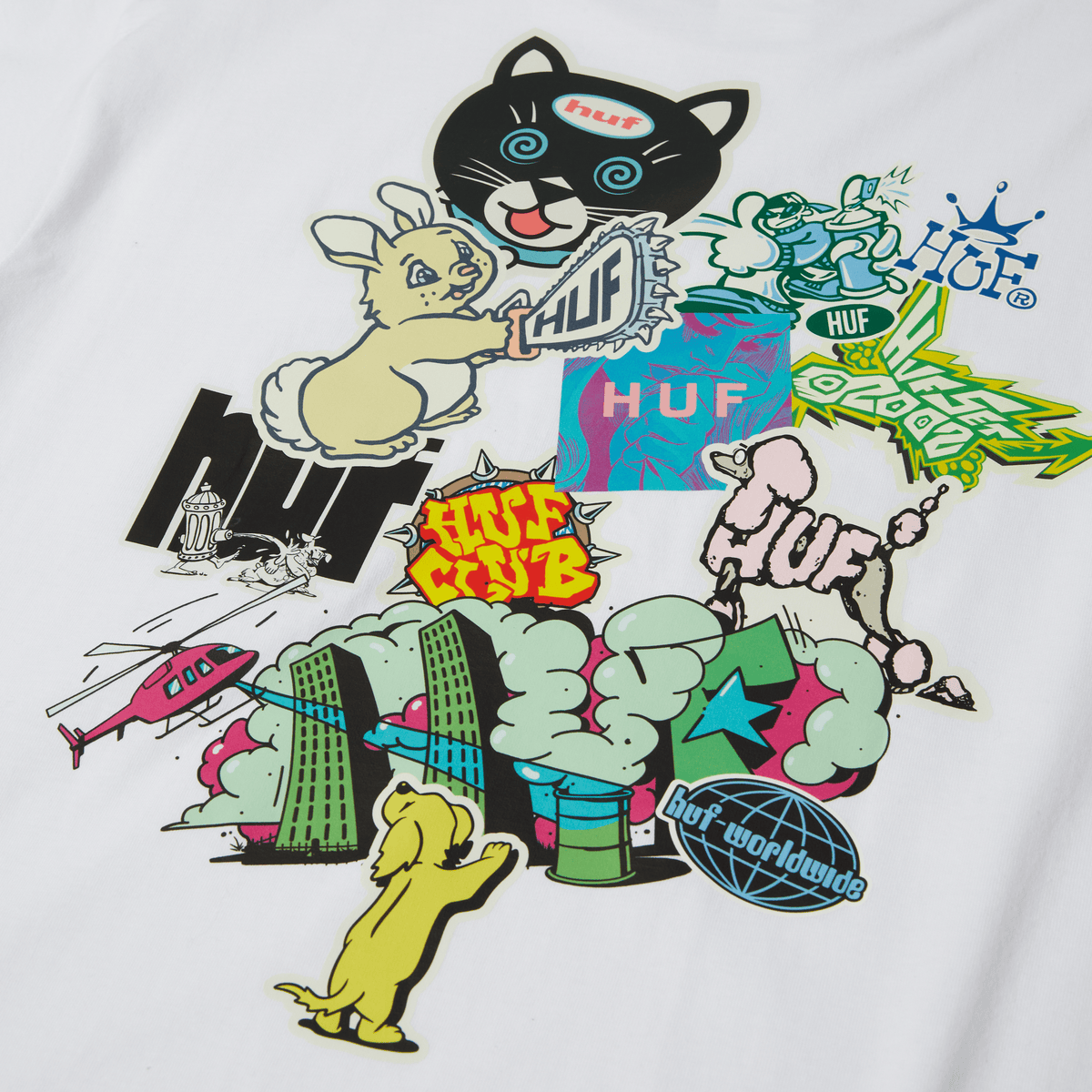 Huf Sticker T-Shirt