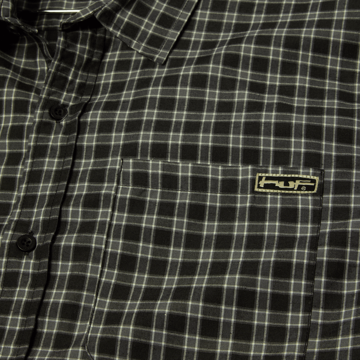 Huf Stretch Micro Plaid Shirt