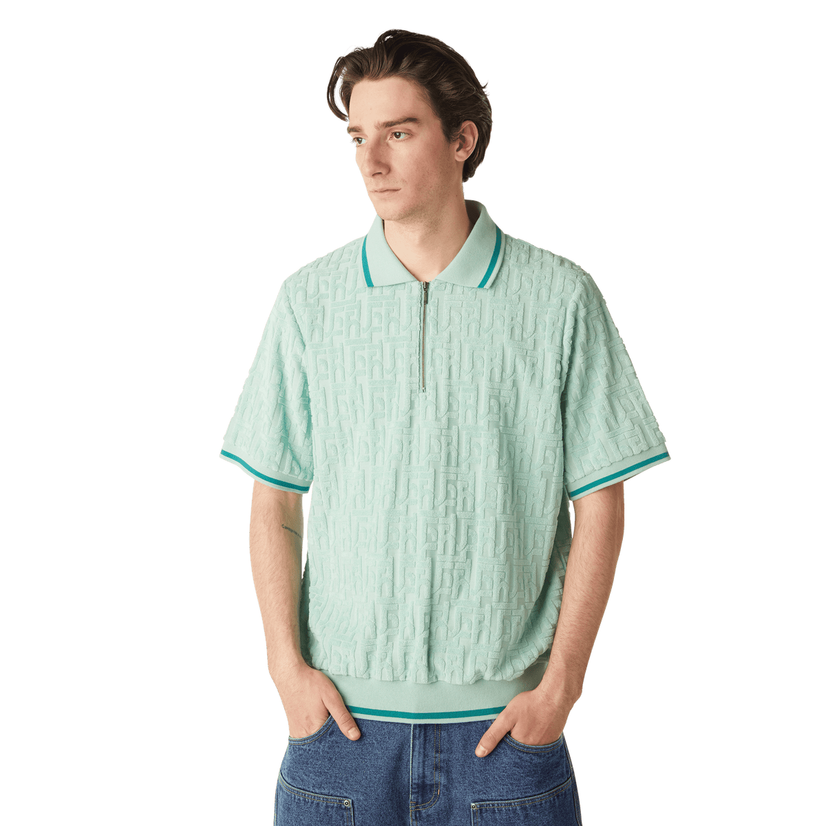 Huf Tether Jacquard Terry Top
