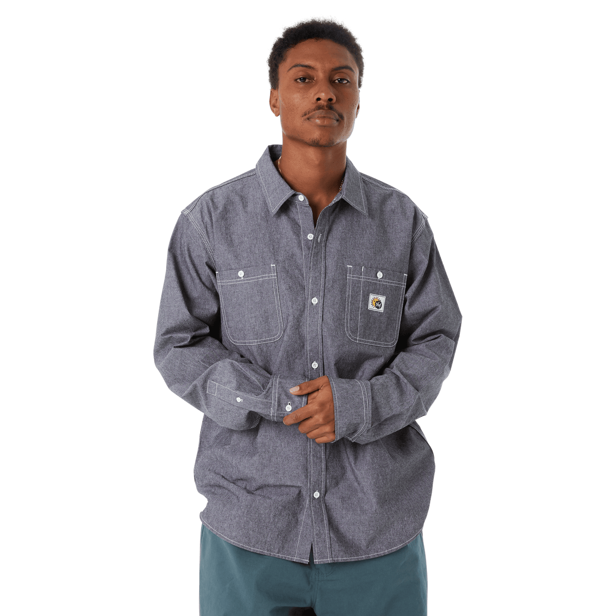 Huf Total Eclipse Chambray Shirt