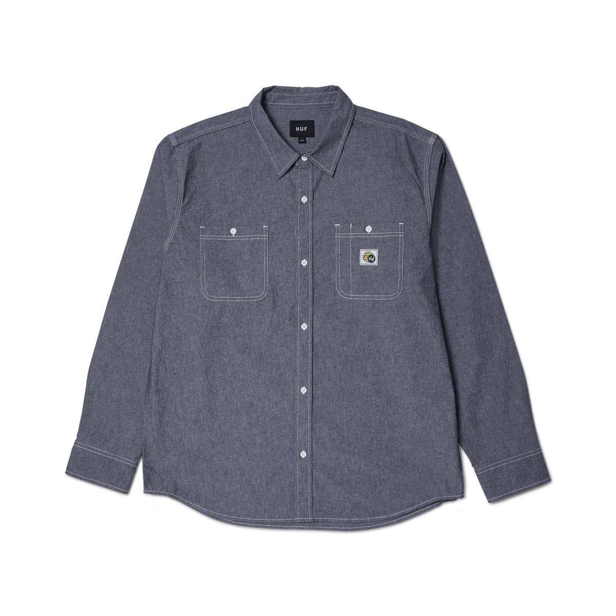 huf Total Eclipse Chambray Shirt