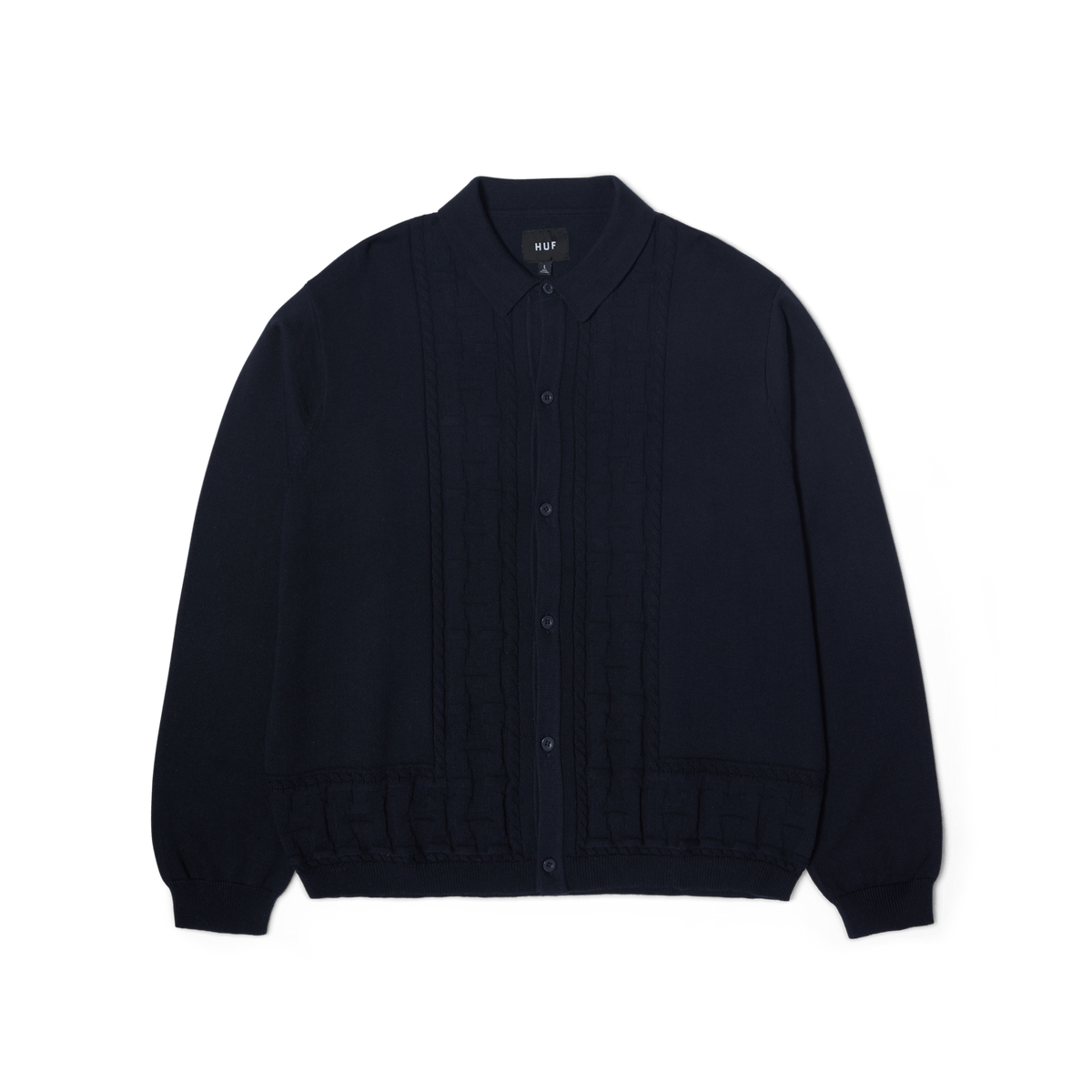 huf Towner Long Sleeve Knit Top
