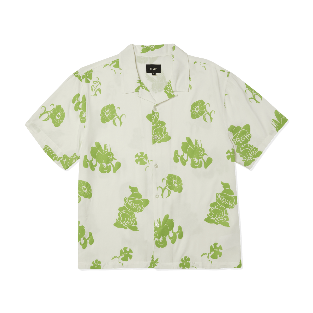 huf Trip Flocked Resort Shirt