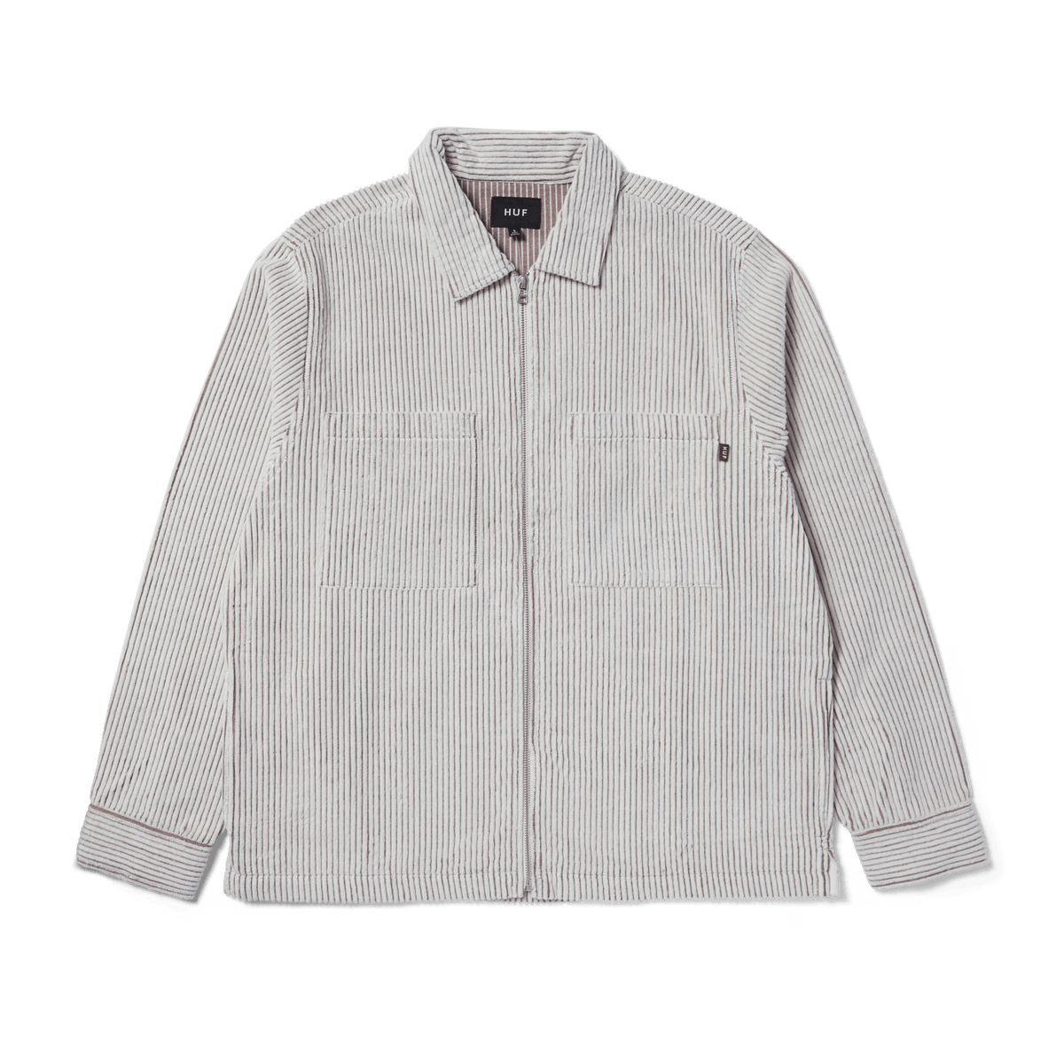 huf Two Tone Corduroy Zip Shacket