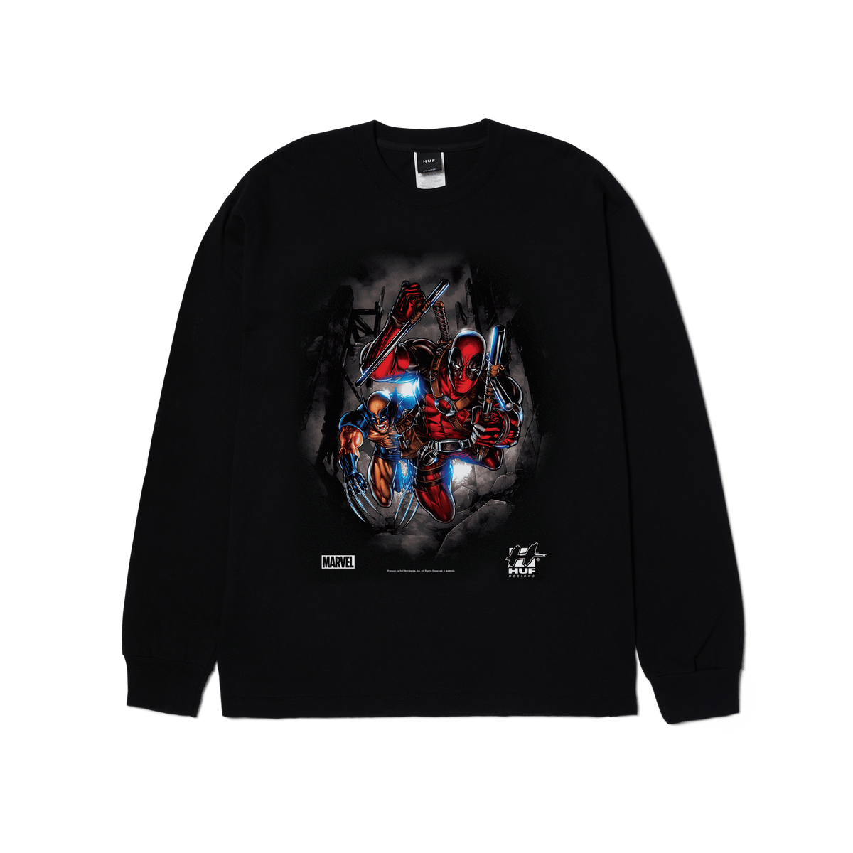 Huf HUF X Marvel Deadpool & Wolverine Long Sleeve T-Shirt