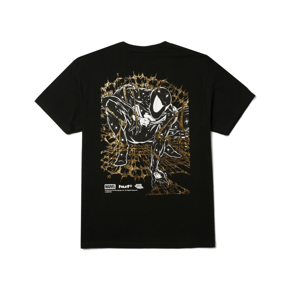 huf HUF x Marvel Spider-Man Arachknight Gold T-Shirt