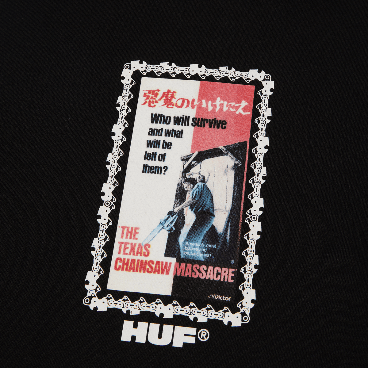 Huf HUF X The Texas Chainsaw Massacre Dual Chain Long Sleeve T-Shirt