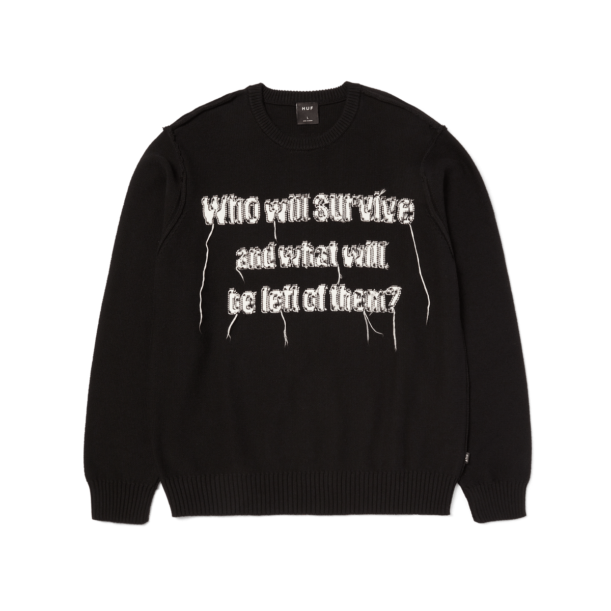 huf HUF x The Texas Chainsaw Massacre Survive Cable Knit Sweater