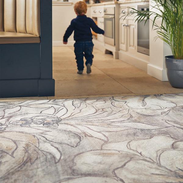 Hug Rug Art Floral Eco-Washable Rug