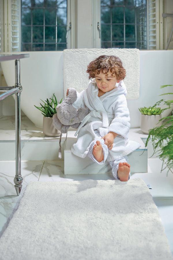 Hug Rug Bamboo Plain White Bathmat