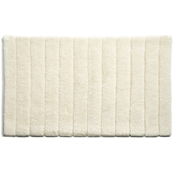 hug rug Bamboo Stripe Cream Bathmat